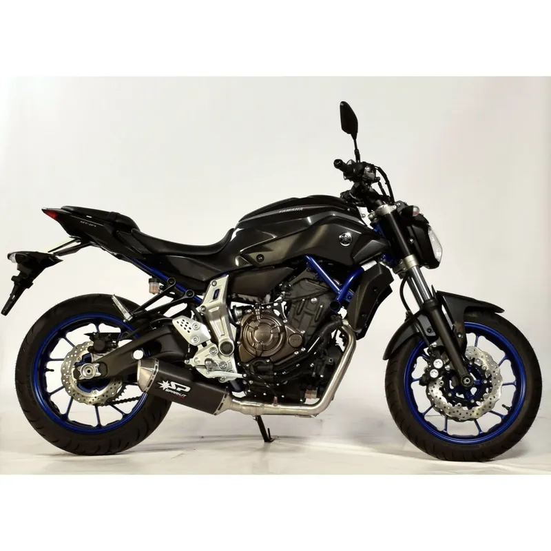 Must-Have Yamaha MT-07 Sportauspuff SPARK Komplettanlage Carbon
